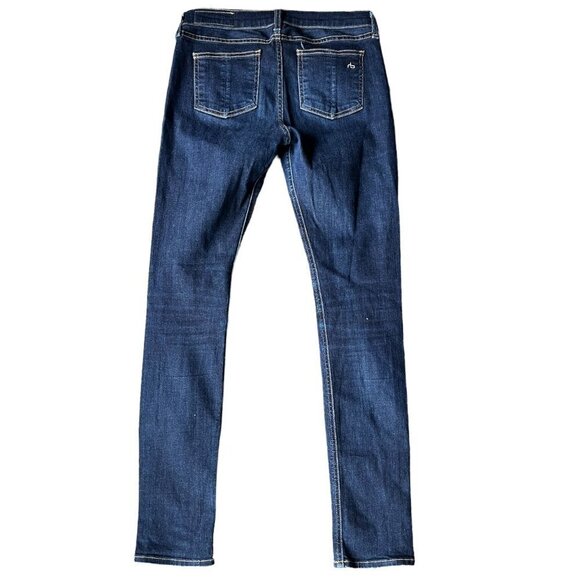 Rag & Bone Casual Summer Skinny Mid Rise Blue Denim Women's Jeans. Size 27 - Picture 2 of 8
